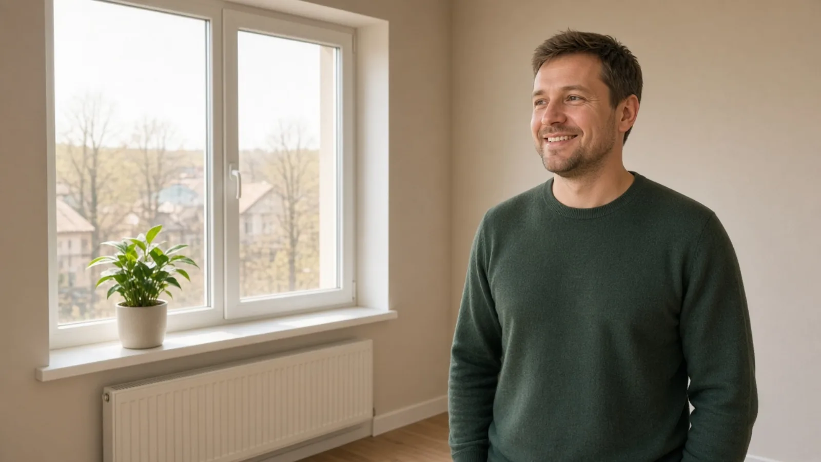 Новое окно ПВХ в квартире в Гродно после замены